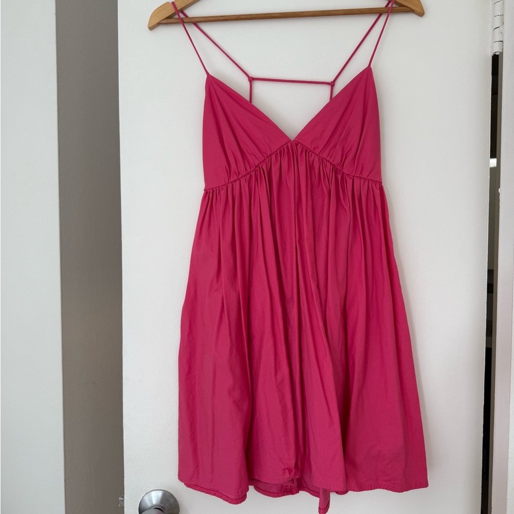 Reformation Hot Pink Amara Dress